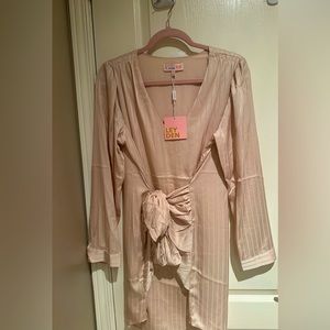 Designer beige dress